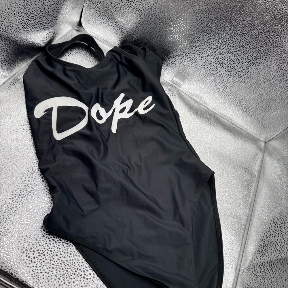Dope Black Kids One Piece Swimsuit